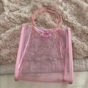 Glow Recipe pink clear bag